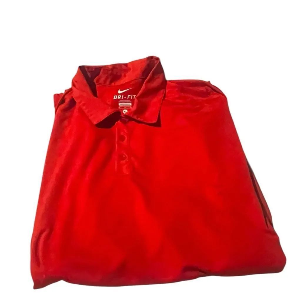 Nike Red Dri-FIT Polo Shirt size XL great condition
